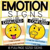 Emotion Signs - Feelings Posters