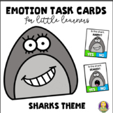 Emotion Task Cards For Little Learners--Sharks