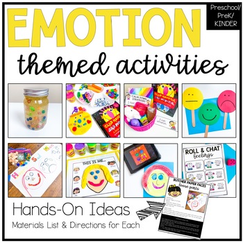 Emotion Themed Centers & Activities for PreK | TPT
