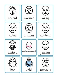 Emotion Cards By Corinne Radford 