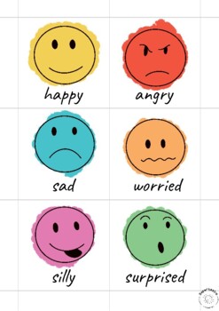 Emotion flashcards by Supertastic learners | TPT