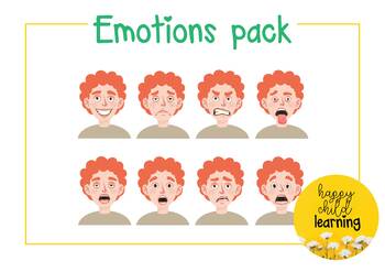 Preview of Emotions pack - boy 4