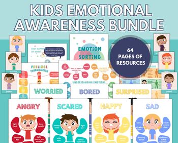 Preview of Emotional Awareness Bundle | Develop Emotional Literacy | Understand Emotions