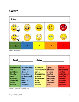 Emotional Discrimination Charts Visual Aids For Behavior Regulation