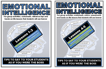 Preview of Emotional Intelligence Unit Lessons 1-5