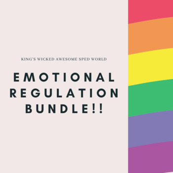Preview of Emotional Regulation Bundle!! - Calm Down Tools - Feelings