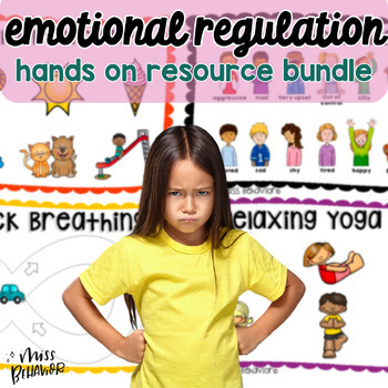 Preview of Emotional Regulation Bundle | Emotional Support Activities