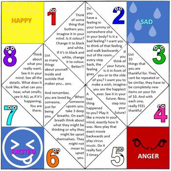 Preview of Emotional Regulation Chatterbox