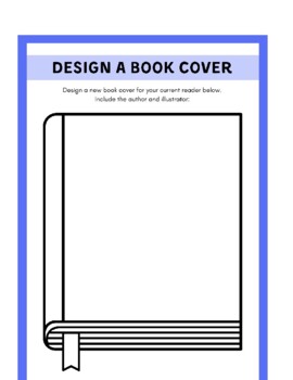 Design Your Own Book Cover Worksheet