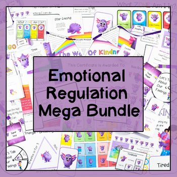Preview of Emotional Regulation Bundle - Early Childhood Self Regulation Calming Strategies