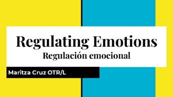 Preview of Emotional Regulation Regulacion Emocional presentation to parents