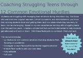 Emotional Regulation Strategies for Struggling High School Teens