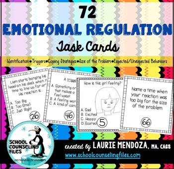 Preview of Emotional Regulation Task Cards