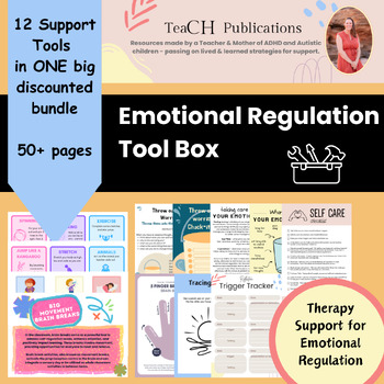 Preview of Emotional Regulation Tool Box for Emotional Therapy Support