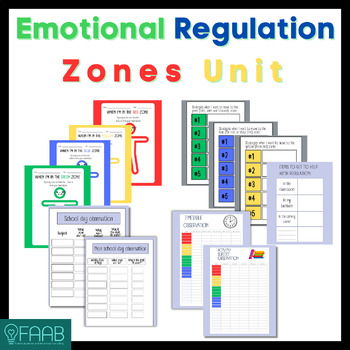 Preview of Emotional Regulation Zone and Self Monitoring Unit
