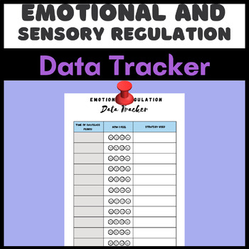 Emotional Regulation and Sensory Strategy Data Tracker | TPT