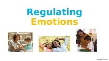 Preview of Emotional Regulation in Young Children | Material for SLPs, Parents & Teachers