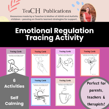 Preview of Brain Break Tracing Activity for Emotional Support and Emotional Regulation