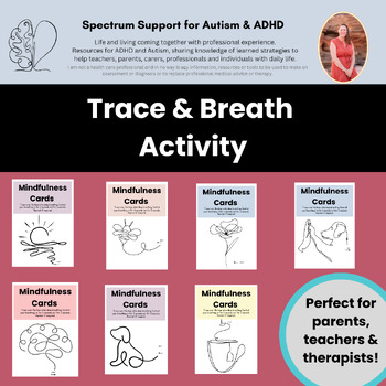 Preview of Brain Break Tracing Activity for Emotional Support and Emotional Regulation