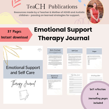 Preview of Identifying Emotions Therapy Book to Improve your Emotional Health
