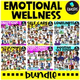 Emotional Wellness Clip Art Bundle {Educlips Clipart}