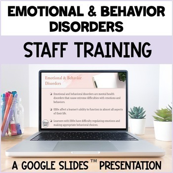 Preview of Emotional and Behavior Disorders Staff | Training for Special Education