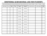 Emotional and Behavioral Log for Students
