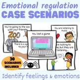 Emotional regulation case scenario cards - Identifying fee