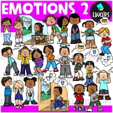 Emotions 2 Clip Art Set {Educlips Clipart}