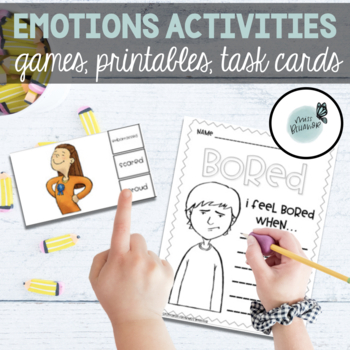 Preview of Emotions Activities | Emotions Games | Feelings Activities