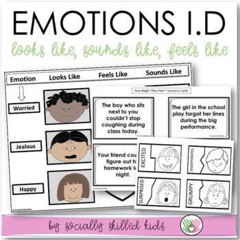 Preview of IDENTIFYING EMOTIONS - Differentiated SEL Activities - Emotional Regulation
