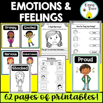 Emotions And Feelings by Kindie Buzz | TPT