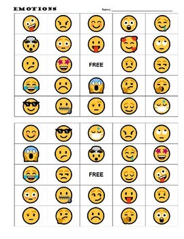 Emotions BINGO | Social Emotional Learning Game by Apple-ly Ever After