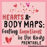Emotions Body Mapping Poster Activity for Kids for Social 