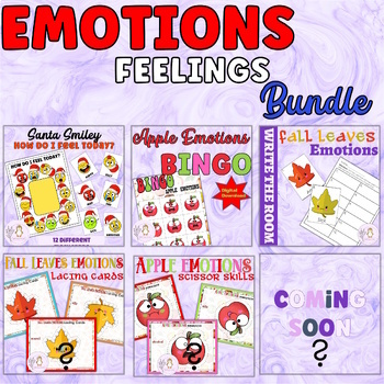 Preview of Emotions Bundle Feelings Activities for Preschool and Early Elementary