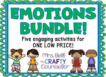 Preview of Emotions Bundle (foldables,workbooks,worksheets, discussion tools)