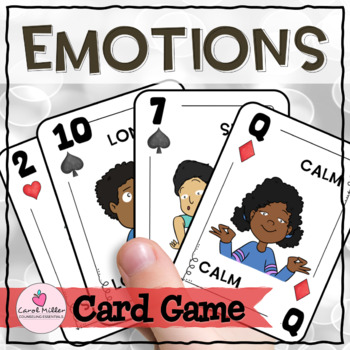 Preview of Emotions Playing Cards | Social Emotional Learning Card Game
