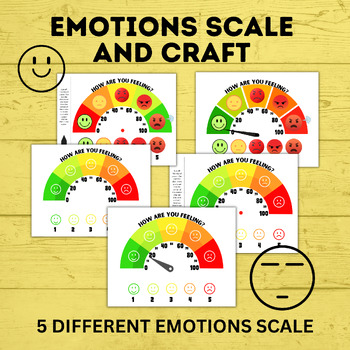 Emotions Chart | Emotions Scale | Kids Chart | Anger Chart | Feelings ...