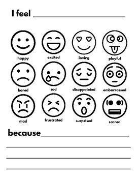Emotions Check Ins by rebby ro | TPT