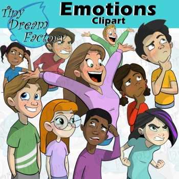 Preview of Emotions Clipart - Package # 01