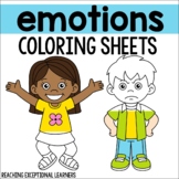 Emotions Coloring Sheets