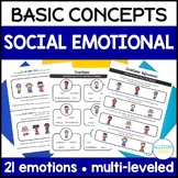 Emotions Basic Concepts Speech Therapy NO PREP