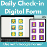 Emotions Daily Check In Digital Form | SEL