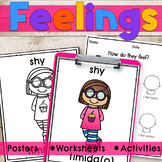 Feelings | Emotions | Posters | Activities| English and Sp