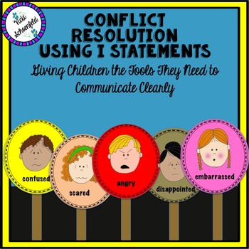 Preview of Conflict Resolution Using I Statements with Role-Play Cards