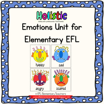 Preview of Emotions Unit for Elementary EFL