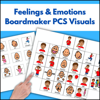 Preview of Emotions & Feelings Boardmaker PCS Visuals