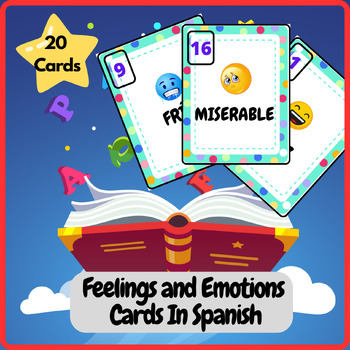 Emotions & Feelings Flashcards/ Special Education Cards in Spanish