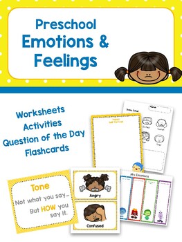 Emotions & Feelings - Flashcards, Worksheets, Activities by Cooper ...