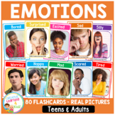 Emotions & Feelings Flashcards for Teens & Adults Autism S